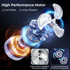 Tangkula 20" High Velocity Pedestal Fan W/3 Speeds 360 Degree Tilt & Adjustable Height 17 Tangkula 20" High Velocity Pedestal Fan W/3 Speeds 360 Degree Tilt & Adjustable Height -Tangkula GUEST 635be409 9834 4877 815f e5b9a88a06b9