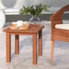 Tangkula 1PC/2PCS Patio Hardwood End Table Square Side Table With Slatted Tabletop Small Coffee Bistro Table Indoor Outdoor Side Table -Tangkula GUEST 6360f468 bea1 4e04 91f6 7eda4145530b