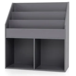 Tangkula Kids Wooden Bookshelf Bookcase Children Toy Storage Cabinet Organizer -Tangkula GUEST 66633c6c 0cee 4f39 8117 12ffc6ed7085