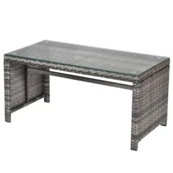 Tangkula 4 PCS Patio Wicker Furniture Outdoor Rattan Chairs W/Cushions -Tangkula GUEST 66d59b90 92ac 481c ace1 750a1c618809