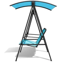 Tangkula Outdoor Patio Swing Loveseat Hammock Hanging Chair Turquoise -Tangkula GUEST 68411479 157a 47c0 b63a 665922eec1a9