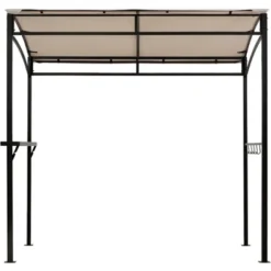 Tangkula 7' X 4.5' Grill Gazebo Patio BBQ Tent Shelter W/ Single Tier Canopy Beige/Brown -Tangkula GUEST 68671b54 ee11 4ceb b58c dc627c6522a0