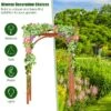 Tangkula 84.5" Outdoor Wood Arbor Natural Finish Arch Trellis Pergola Lattice 2 Tangkula 84.5" Outdoor Wood Arbor Natural Finish Arch Trellis Pergola Lattice -Tangkula GUEST 6a792682 1451 4874 a98b ae427754b326