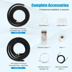 Tangkula 9000BTU Mini Split Air Conditioner & Heater 19 SEER2 115V Wall Mount AC Unit -Tangkula GUEST 6b3a00e8 4f8b 4f62 b8ed aaa583c10977