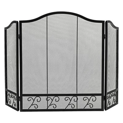 Tangkula 3-Panel Fireplace Screen Decoration Cover Child Baby Pets Safty Fire Folded Doors 11 Tangkula 3-Panel Fireplace Screen Decoration Cover Child Baby Pets Safty Fire Folded Doors - Image 9