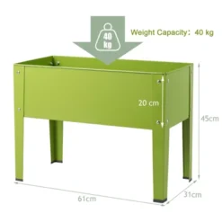 Tangkula Outdoor Elevated Garden Plant Stand Raised Garden Bed With Legs For Indoor And Outdoor Use 25" X13" X 18.0" -Tangkula GUEST 6d5d7dd1 4cdc 4ab2 a9ce 3707c574e5ca