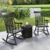 Tangkula 2PCS Wooden Rocking Chair Single Rocker Indoor Garden Patio Yard Black -Tangkula GUEST 704517a6 34a1 47d7 baea 9d791c654e2e 1