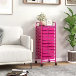 Tangkula 10 Drawer Rolling Cart Storage Cart With Removable Drawers Home Multipurpose Organizer Storage Unit -Tangkula GUEST 7329799e 7eaf 4874 8561 824f60ab308d