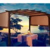 Tangkula 12' X 9' Pergola Kit Metal Frame Gazebo Canopy Cover Patio Shelter -Tangkula GUEST 769501b6 5ea3 4423 a0ea 9329234af216