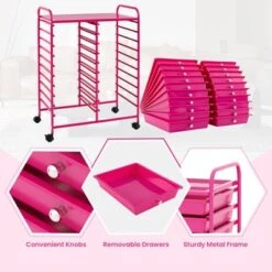 Tangkula 20-Drawer Rolling Storage Cart - Mobile W/Drawers For School Classroom Teacher Office Home Salon Paper File Art Supply Craft Organizer -Tangkula GUEST 76a1626b 6e3d 48e5 97d1 c3bc7d2f7680
