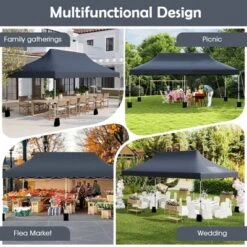 Tangkula 10 X 20FT Pop-up Canopy Tent Folding Instant Sun Shelter W/ 3 Adjustable Heights -Tangkula GUEST 777ef44c e76d 46cd bf16 c0ec4c672fcf