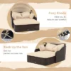 Tangkula Outdoor Daybed With Retractable Canopy - Wicker Rattan Sunbed Loveseat W/Soft Cushions Pillows Ottoman Sectional Seating Sofa -Tangkula GUEST 786db691 cc73 4099 8cfc a93e259f0a0b