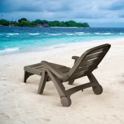 Tangkula Outdoor Chaise Lounge Chair 5-Position Folding Recliner For Beach Poolside Backyard -Tangkula GUEST 7a630626 f77b 40bc 893c 995706a4e867