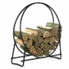 Tangkula 40" Steel Tubular Log Hoop Round Firewood Storage Holder Rack -Tangkula GUEST 7ebbc091 4774 4e64 b68c 76519f9ad7ac