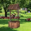 Tangkula Rustic Wishing Well Water Fountain Wooden Decorative Electric Backyard With Electric And Water Bucket Pump For Outdoor -Tangkula GUEST 80426090 e1c2 41cb 87a4 fcf57c06cda7