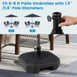 Tangkula Fillable Patio Umbrella Base Outdoor Market Umbrella Stand W/ Handle For Yard 16 Tangkula Fillable Patio Umbrella Base Outdoor Market Umbrella Stand W/ Handle For Yard -Tangkula GUEST 8076b827 9c8c 4a7e 812a 42f3804dd5ea