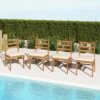 Tangkula Solid Acacia Wood Patio Chair Set Of 4 W/ Padded Seat Cushions -Tangkula GUEST 823a4060 6fe2 4b02 8684 8ad7edd8a0df