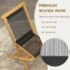 Tangkula 4PCS Folding Chairs W/ Quick-Folding Portable Design Woven Rope Seat Porch Patio -Tangkula GUEST 825ba0df b8dd 4c4c 80e2 3f52cfefb1f8 1