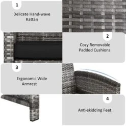 Tangkula 8-Piece Outdoor Patio Furniture Set Rattan Wicker Conversation Sofa Set Black 9 Tangkula 8-Piece Outdoor Patio Furniture Set Rattan Wicker Conversation Sofa Set Black -Tangkula GUEST 83350763 ec7c 4a48 9731 1b4bf9a76958