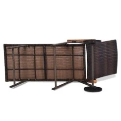 Tangkula Outdoor Rattan Wicker Lounge Chair Folding Patio Chaise W/ Wheels 19 Tangkula Outdoor Rattan Wicker Lounge Chair Folding Patio Chaise W/ Wheels -Tangkula GUEST 84da8ff5 68f5 4c98 85fc 499559006de4