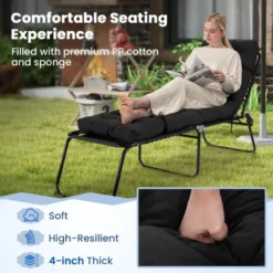 Tangkula 2Pcs Lounge Chair Cushion 73 X 22 Inch High Back Recliner Cushion With 4 Fixing Ties 18 Tangkula 2Pcs Lounge Chair Cushion 73 X 22 Inch High Back Recliner Cushion With 4 Fixing Ties -Tangkula GUEST 84fbae56 ac2f 4f37 beb9 0835534e278d