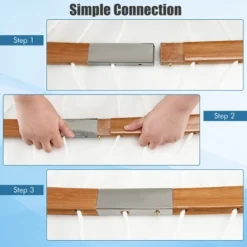 Tangkula Hammock Chair With Stand Portable Bag Cushion Pillow Heavy Duty Frame -Tangkula GUEST 85459f99 9abe 4da7 82a2 4a044e2ddc26