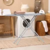 Tangkula 57" X 15" Foldable Ironing Board W/ 7-Level Height Heat-resistant Ironing Cover Gray -Tangkula GUEST 863894f5 da27 4c8a b5dd c34e7b890c76