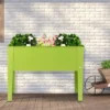 Tangkula Outdoor Elevated Garden Plant Stand Raised Garden Bed With Legs For Indoor And Outdoor Use 25" X13" X 18.0"