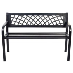 Tangkula Antique Steel Bench Patio Garden Chair Porch Cast For Outdoor -Tangkula GUEST 8989686a beac 44c6 b82d 565e8c1e807c