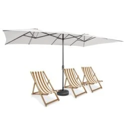 Tangkula 15FT Double-Sided Market Umbrella Large Crank Handle Vented Twin Patio -Tangkula GUEST 8afe6498 02fa 4079 84f0 30bb49bacb4a