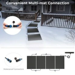Tangkula 20" X 30" Heated Snow Melting Mat W/ 3 In/h Speed Non-Slip Rubber For Walkway Withouy Cord -Tangkula GUEST 8b099085 1ce5 48d5 ba93 ee52c26bd7ef