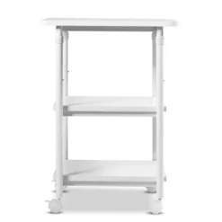 Tangkula 3-Tier Adjustable Rolling Under Desk Printer Cart With 3 Storage Shelves Printer Stand For Home Office -Tangkula GUEST 8ba1e780 19b2 4450 8a12 59f64f8d8337