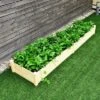 Tangkula Raised Garden Bed Planter Wooden Elevated Vegetable Flower Rectangular Kit Box -Tangkula GUEST 8c932af7 fd8a 4ef2 8c24 7eaef2c4022f