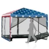 Tangkula 10' X 10' Outdoor Pop-up Canopy Tent W/ Mesh Sidewalls Carrying Bag -Tangkula GUEST 8ccd9e0c 872c 44be a736 8a54cb6ef4f7