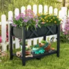 Tangkula HIPS Raised Garden Bed Poly Wood Elevated Planter Box W/ Legs & Storage Shelf -Tangkula GUEST 8dca01c6 da90 471d b976 dc72cd7c3f69