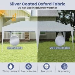 Tangkula 10 X 20 FT Portable Gazebo Shelter W/12 Wind Ropes & 6 Ground Stakes Carrying Bag -Tangkula GUEST 8ecfe998 e67e 434a a31d cb27ebfa3741