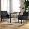 Tangkula Set Of 4 Arm Chair Guest Chair Home Office W/ Wooden Legs -Tangkula GUEST 92a7df64 302e 4333 8baa 88809a2ccdf4
