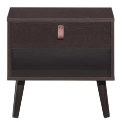 Tangkula Retro Wood Nightstand With Storage Drawer End Table Bedside Table -Tangkula GUEST 9312f1e9 9d2c 44c8 bfd6 2520f9c4d882