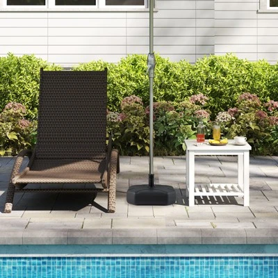 Tangkula Fillable Patio Umbrella Base Outdoor Market Umbrella Stand W/ Handle For Yard 4 Tangkula Fillable Patio Umbrella Base Outdoor Market Umbrella Stand W/ Handle For Yard - Image 2