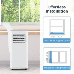 Tangkula 8000 BTU Portable Air Conditioner 3-in-1 AC Unit W/ Dehumidifier & Fan Sleep Mode & 24H Timer 15 Tangkula 8000 BTU Portable Air Conditioner 3-in-1 AC Unit W/ Dehumidifier & Fan Sleep Mode & 24H Timer -Tangkula GUEST 9911a501 7472 44f3 9406 28d78e4e2f72