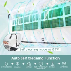 Tangkula 12000 BTU Mini Split Air Conditioner 21 SEER2 AC Unit W/ Heat Pump & Remote Control -Tangkula GUEST 997ea301 c2e7 443b b4e7 0c5e8e72fb71