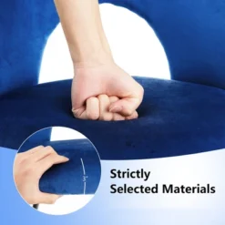 Tangkula Dining Chair Set Of 4 Velvet Upholstered Side Chair W/ Metal Base For Living Room -Tangkula GUEST 9a71fecb 6e79 45bb 9c82 2d138e115c60