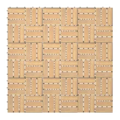 Tangkula 10-Piece Acacia Wood Deck Tiles Patio Interlocking Floor Tiles -Tangkula GUEST 9c360c36 a72b 4f96 9b76 e92855043901
