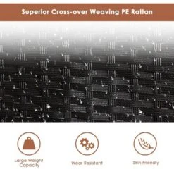 Tangkula Patio Adjustable Rattan Recliner Chaise Lounge Chair W/ Cushion Wheels 16 Tangkula Patio Adjustable Rattan Recliner Chaise Lounge Chair W/ Cushion Wheels -Tangkula GUEST 9dd4199f 7229 4c45 a729 f7d897a4b77d