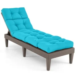 Tangkula Chaise Lounge Cushions Outdoor 73" X 22" Patio Recliner Cushion With 4 String Ties 4” Thick Padded Lounge Chair Cushion Replacement 20 Tangkula Chaise Lounge Cushions Outdoor 73" X 22" Patio Recliner Cushion With 4 String Ties 4” Thick Padded Lounge Chair Cushion Replacement -Tangkula GUEST 9e62aa8c 0d87 4187 801f f3c034a6f038 1