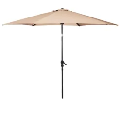 Tangkula Patio 9' Outdoor Steel Market Backyard Garden Patio Table Umbrella -Tangkula GUEST a0b0307c 88a9 443b aa51 b89db2d38350