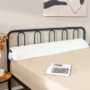 Tangkula Queen Size Bed Wedge Pillow With Side Pocket Bed Gap Filler 60" X 10" X 6" White -Tangkula GUEST a2c7dd47 b7fa 4cc2 858f 74be651621a4