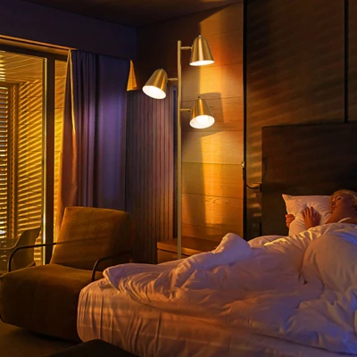 Tangkula 64" Mid Century Modern Floor Lamp 3 Light Tree, Standing Tall Pole Lamp W/ 3 LED Bulbs & Adjustable Heads (Antique Brass) 5 Tangkula 64" Mid Century Modern Floor Lamp 3 Light Tree, Standing Tall Pole Lamp W/ 3 LED Bulbs & Adjustable Heads (Antique Brass) - Image 3