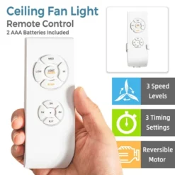 Tangkula 20" Caged Ceiling Fan W/ Light, Remote Control, Reversible Motor, 3 Speeds Adjustable, Timing Function, 4 X E12 Base (No Bulb) -Tangkula GUEST a4370c93 8c37 4dd6 8aed 93d7c3e5ea81