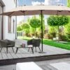 Tangkula 15'Patio Umbrella Double-Sided Outdoor Shade Offset Beige -Tangkula GUEST a8e22777 2a43 45b0 9d25 a2de256b2c2a